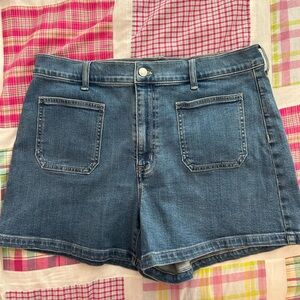 J Crew Denim Short with pockets on the front